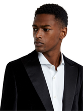 Velvet tuxedo blazer